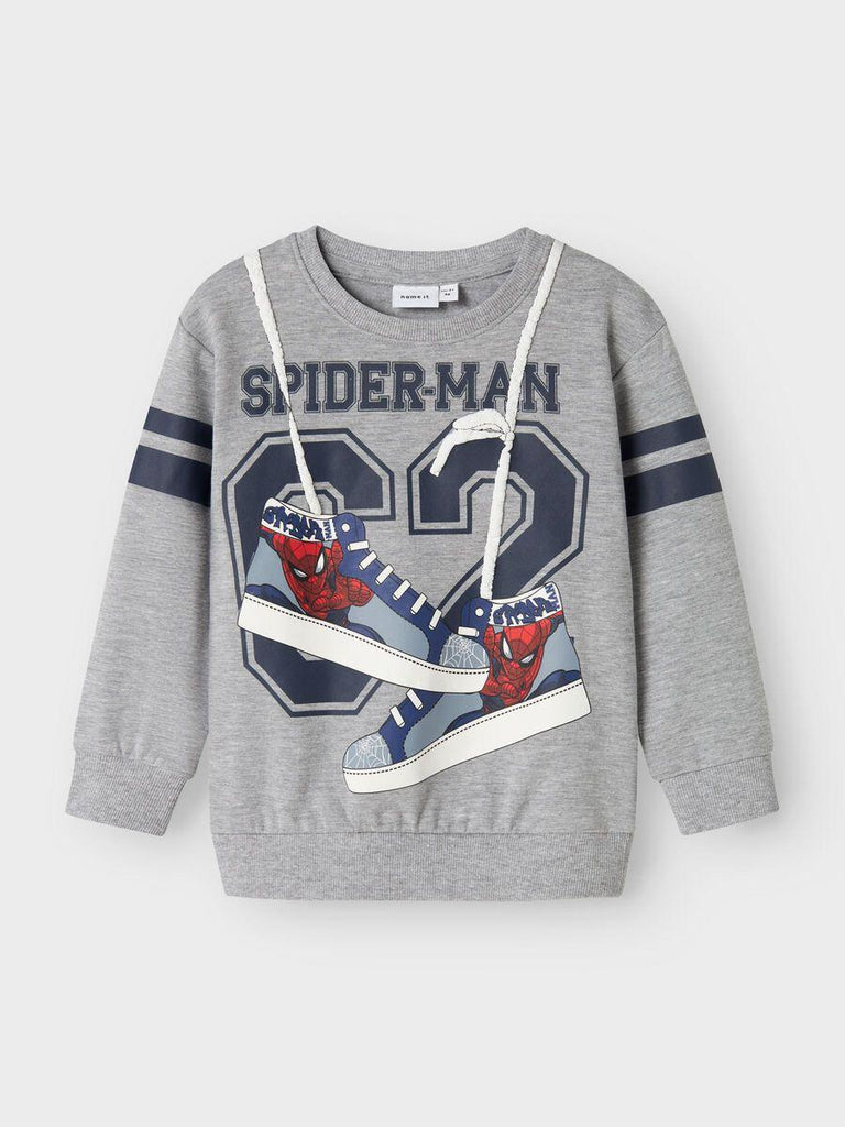NAME.IT NMMADAM SPIDER NREG SWEAT BRU MAR
