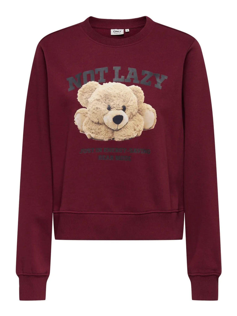 ONLY ONLBILA L/S BEAR O-NECK CS UB SWT