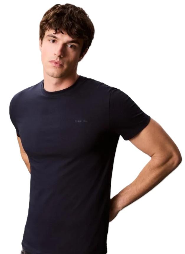 CALVIN KLEIN SS SLIM STRETCH COTT
