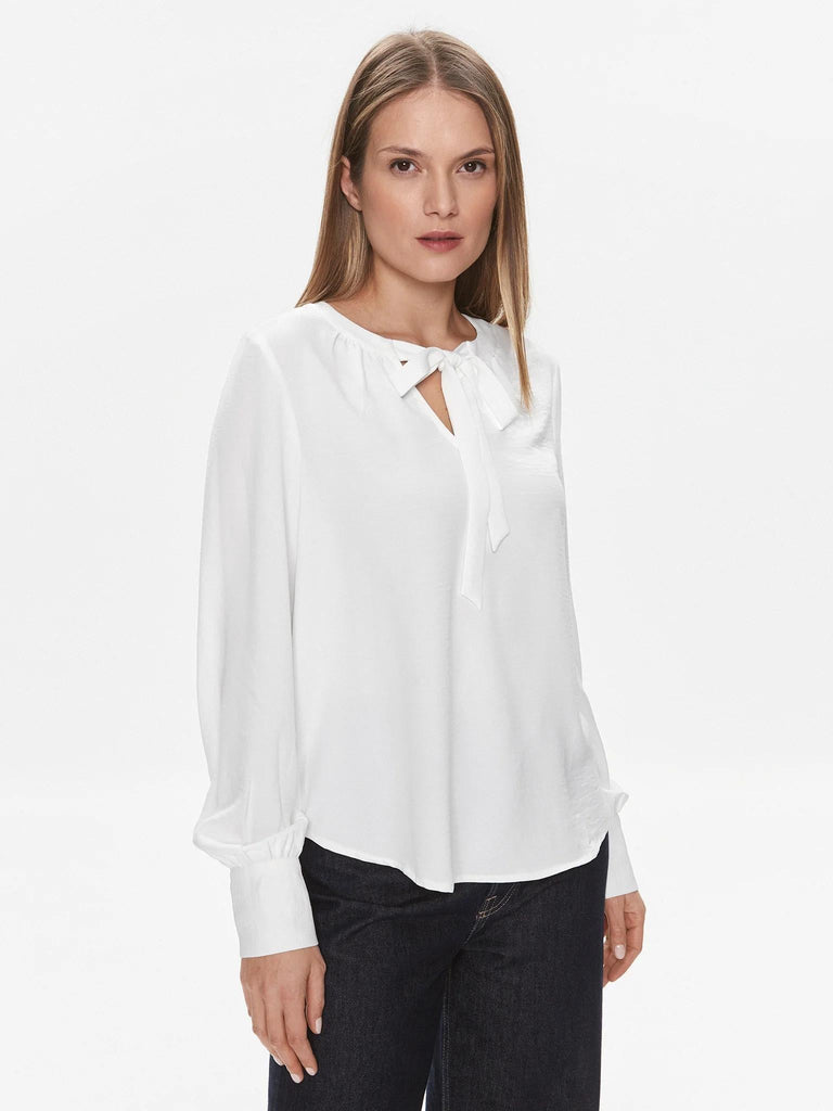 VERO MODA VMALVA BRIT LS TIE TOP WVN GA