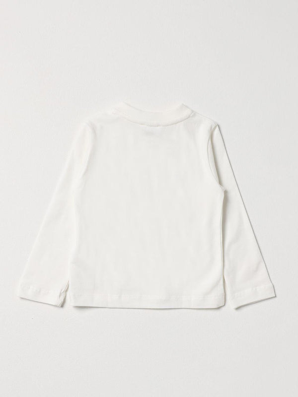 ELISABETTA FRANCHI La Mia Bambina T-SHIRT CON APPLICAZIONI ORO NERO
