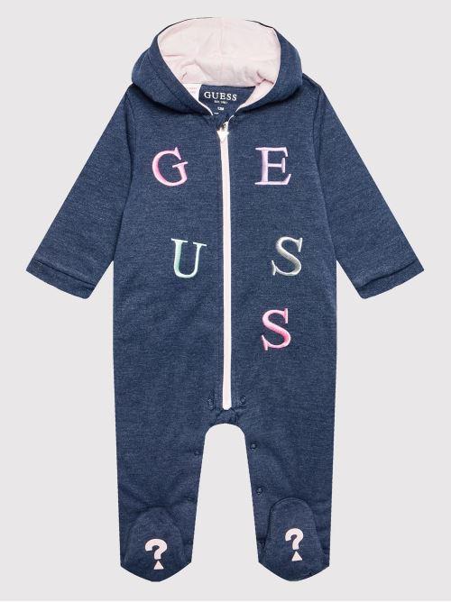 GUESS HOODED OVERALL W/ZIP