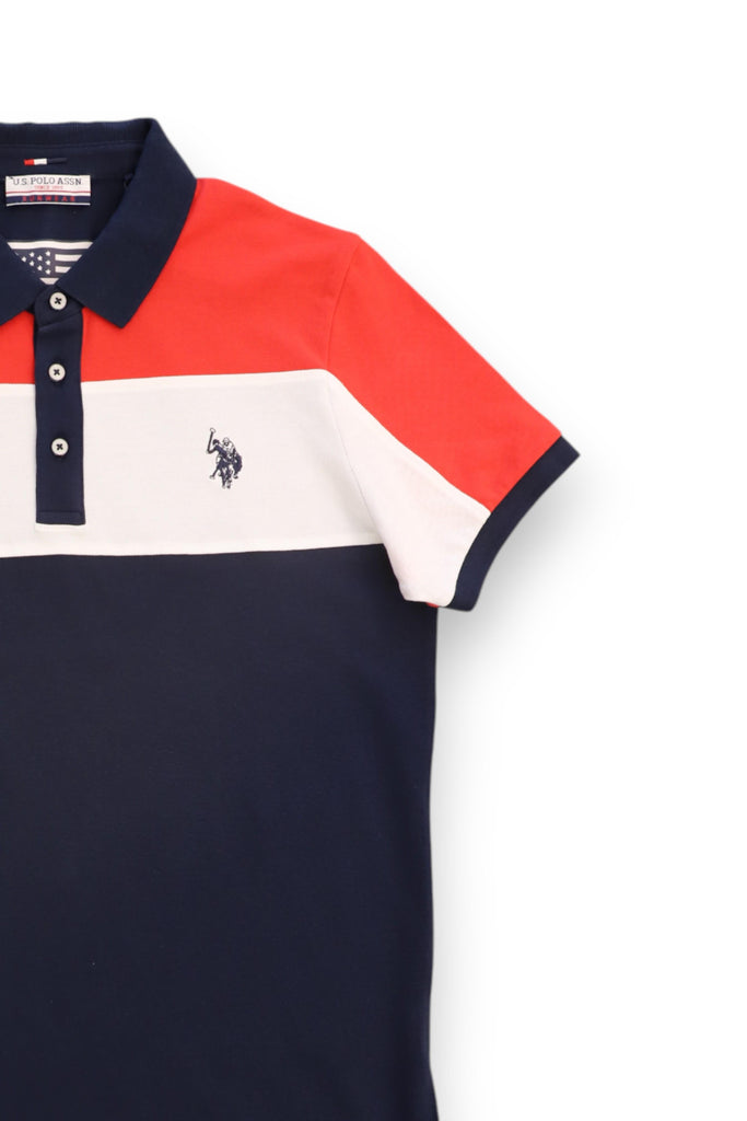 U.S. POLO ASSN.U ALPH-POLO SS TRICOLOR