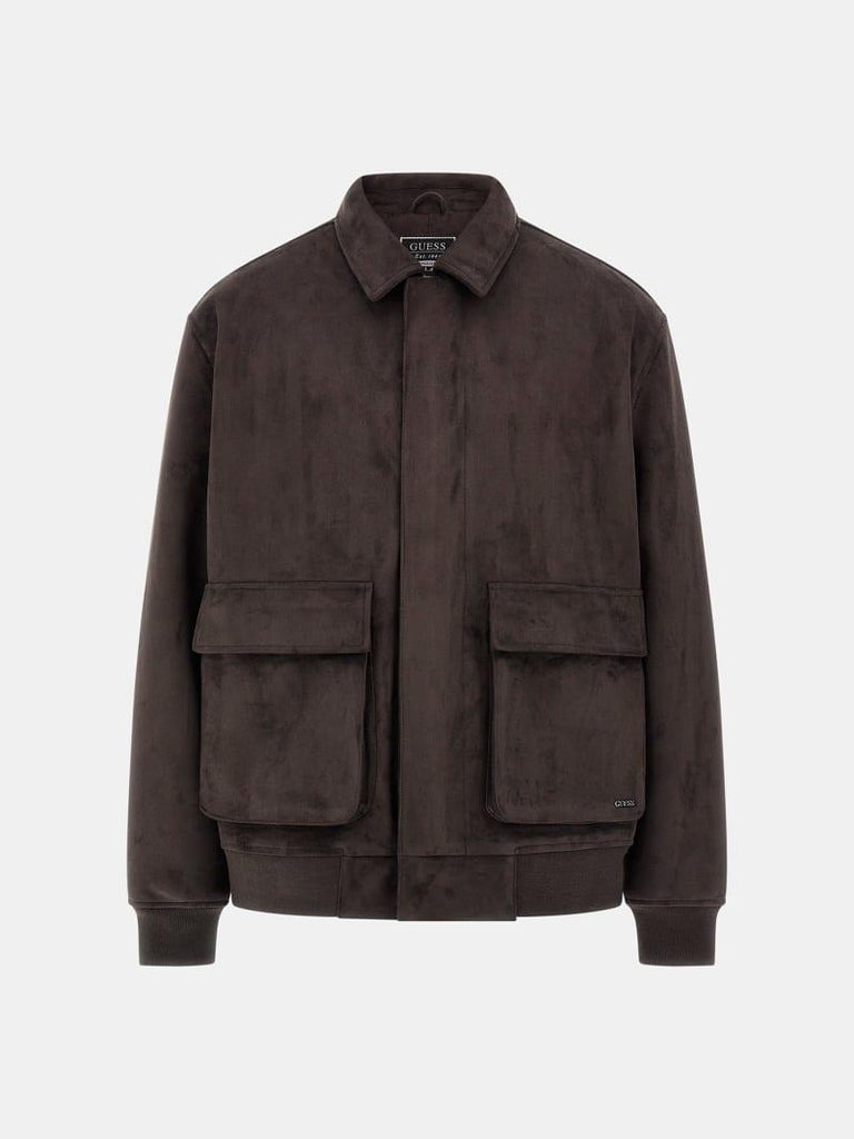 GUESS RYAN FAUX SUEDE JACKET