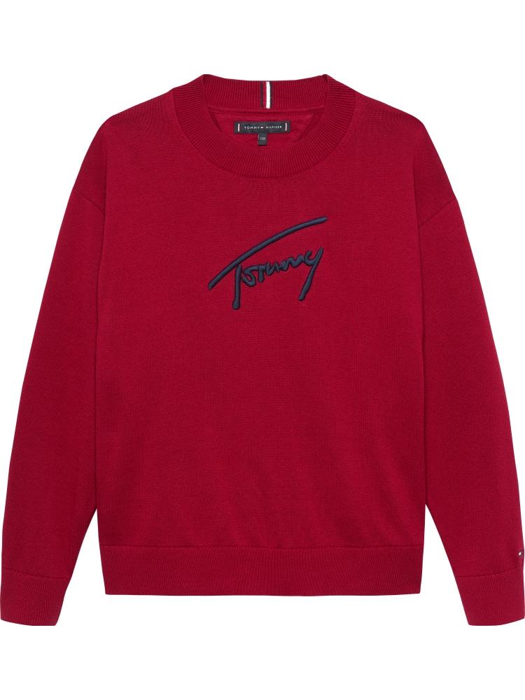 TOMMY HILFIGER VARSITY GRAPHIC SWEATER