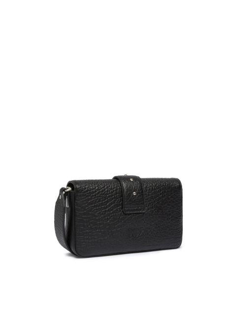 PINKO LOVE ONE MINI SLOUCHY FL PELLE