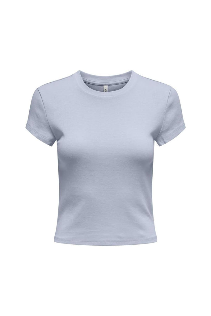 ONLY ONLELINA S/S O-NECK SHORT TOP JRS NOOS
