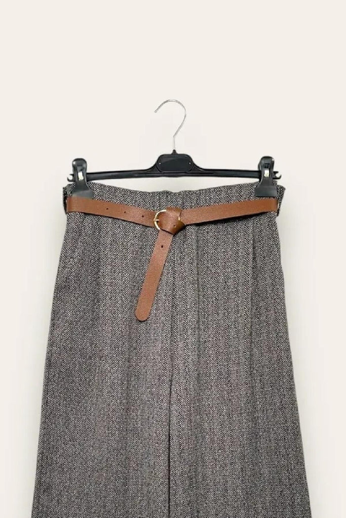 LOVEme Pantalone spigato a palazzo