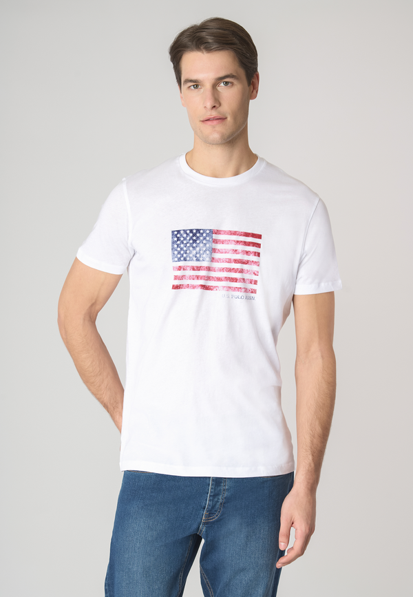 U.S. POLO ASSN T-SHIRT SS USA FLAG