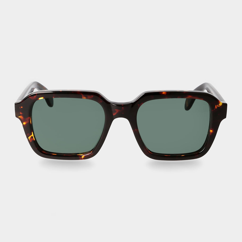 Lino Eco Dark Havana | Bottle Green
