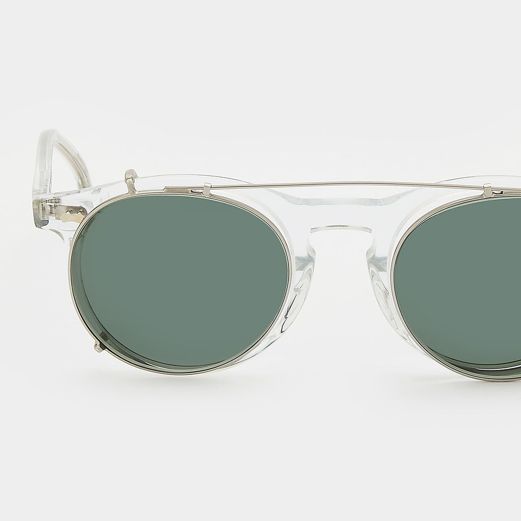 Pleat Eco Transparent | Bottle Green