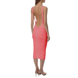 balmain - Abiti - Rosa abito smanicato rosa