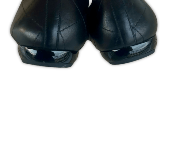 Chanel Ballerines Logo Maxi in Pelle Trapuntata Nera Taglia 38 | Condizioni eccellenti | Iconiche & Introvabili