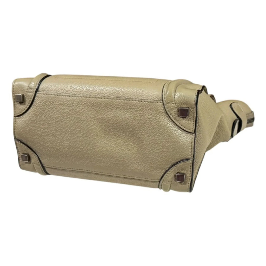 Céline Luggage Micro Tote – Pelle Beige