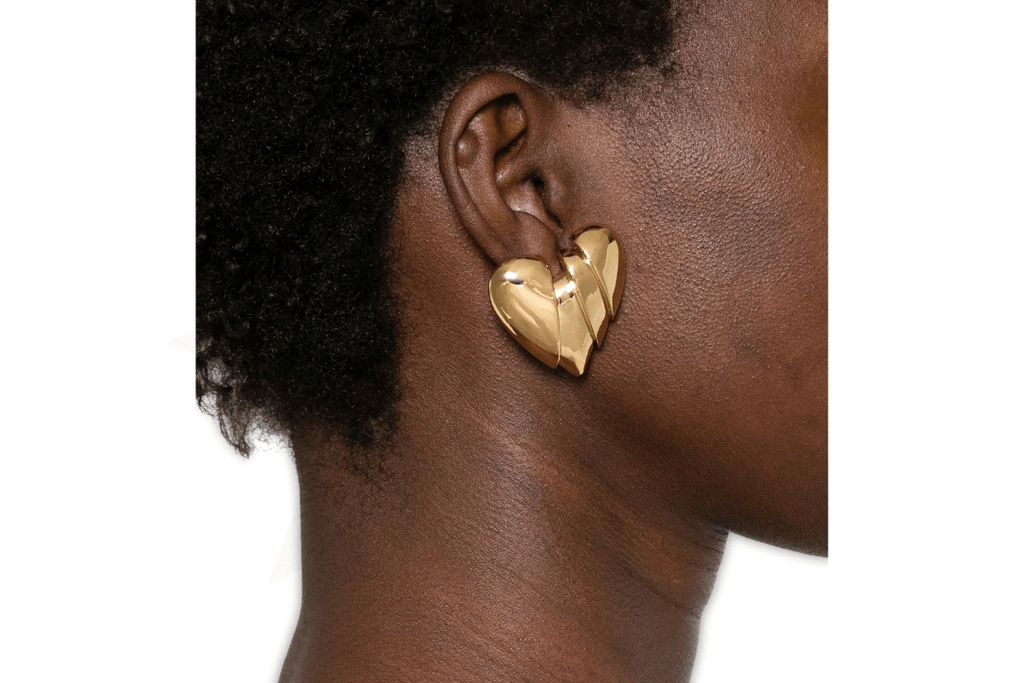 Amina Muaddi - Orecchini a Cuore Spezzato