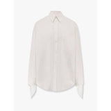 Balenciaga – Camicia Oversize in Cotone con Dettagli Annodati