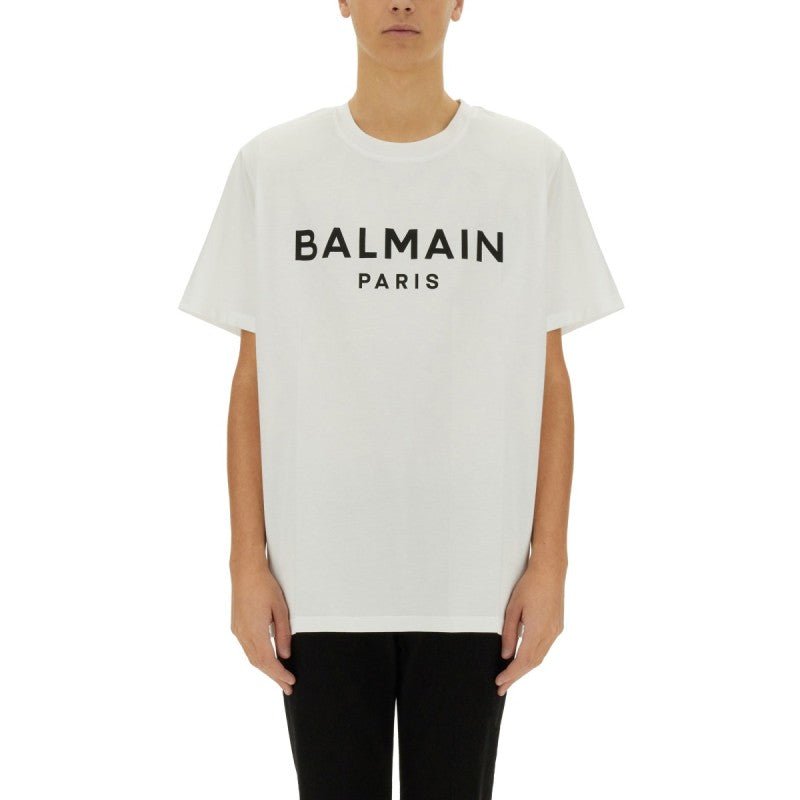 BALMAIN – T-shirt in cotone con logo