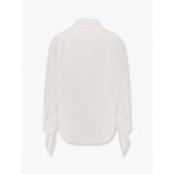 Balenciaga – Camicia Oversize in Cotone con Dettagli Annodati