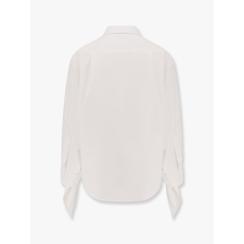 Balenciaga – Camicia Oversize in Cotone con Dettagli Annodati