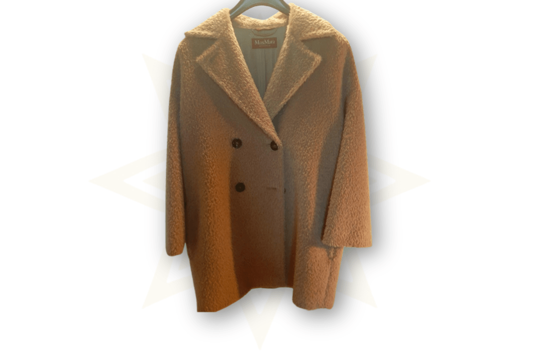 Cappotto Teddy Max Mara Studio in Alpaca e Lana Vergine - Taglia 36