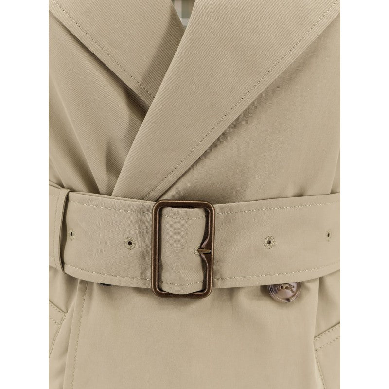 Burberry Trench Coat in Cotone Biologico – Beige