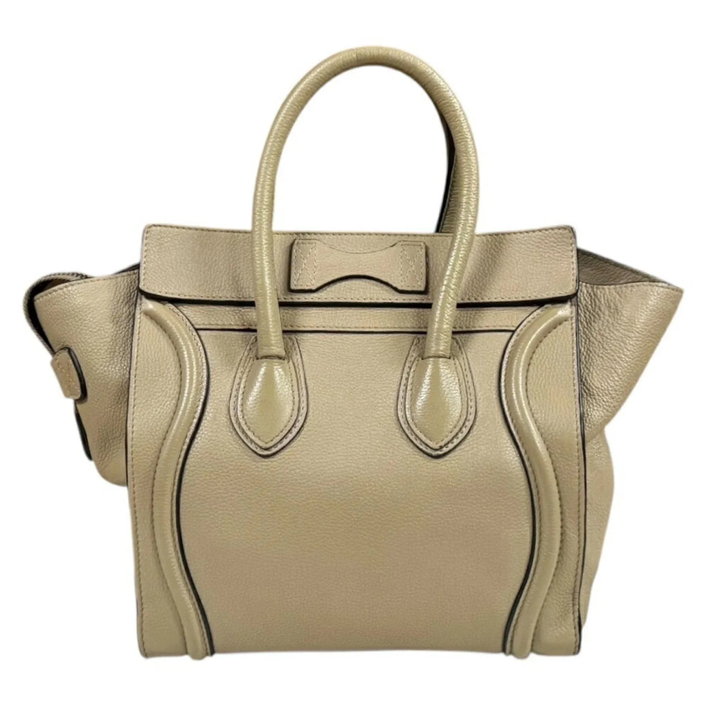 Céline Luggage Micro Tote – Pelle Beige