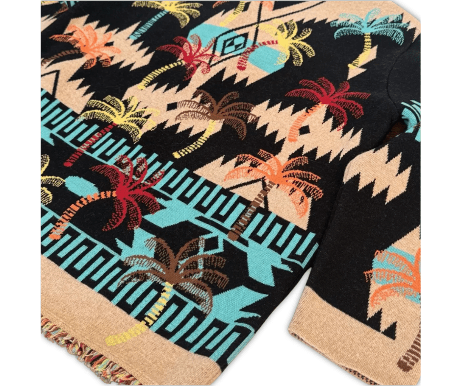 Alanui Iconic Jacquard Cardigan – Edizione Palm Pattern