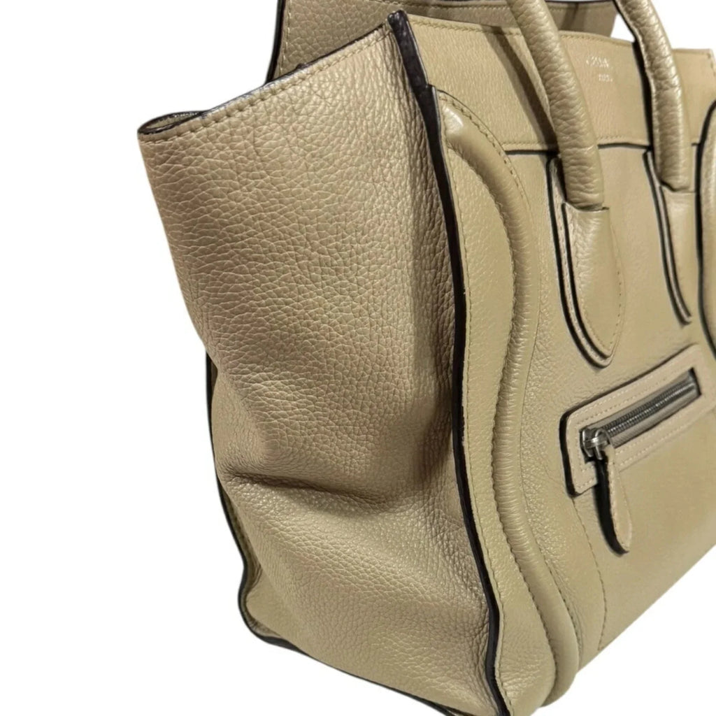 Céline Luggage Micro Tote – Pelle Beige