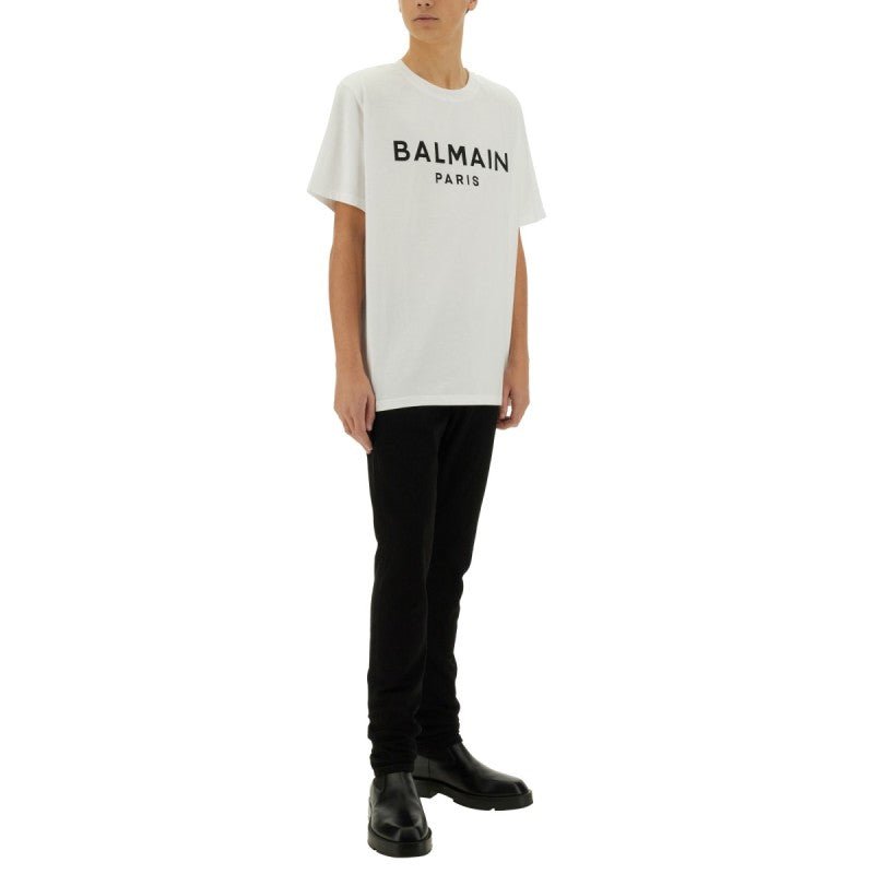 BALMAIN – T-shirt in cotone con logo