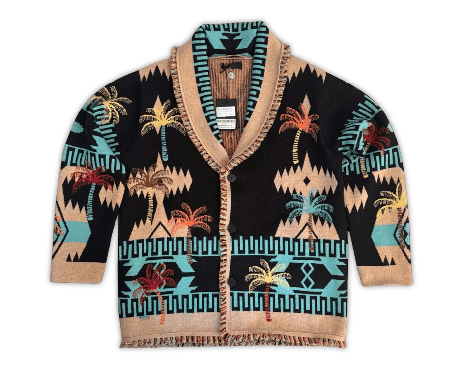 Alanui Iconic Jacquard Cardigan – Edizione Palm Pattern