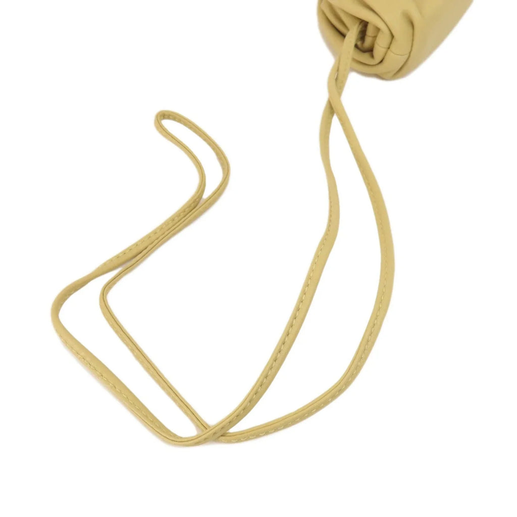 Bottega Veneta – Portamonete The Pouch in pelle beige