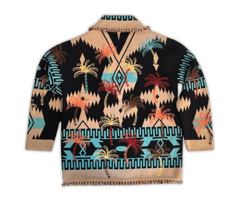 Alanui Iconic Jacquard Cardigan – Edizione Palm Pattern