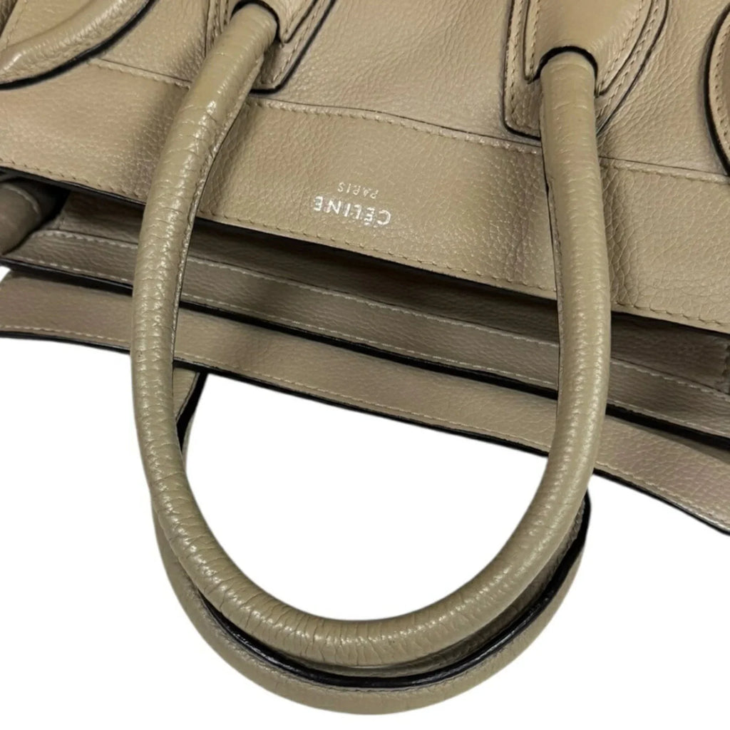Céline Luggage Micro Tote – Pelle Beige