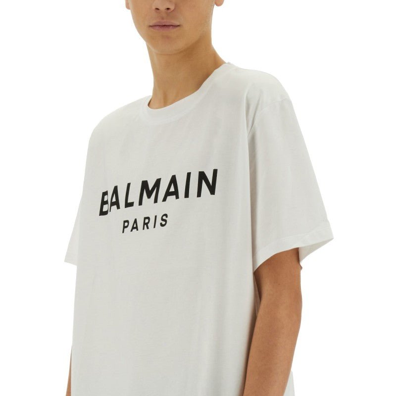 BALMAIN – T-shirt in cotone con logo