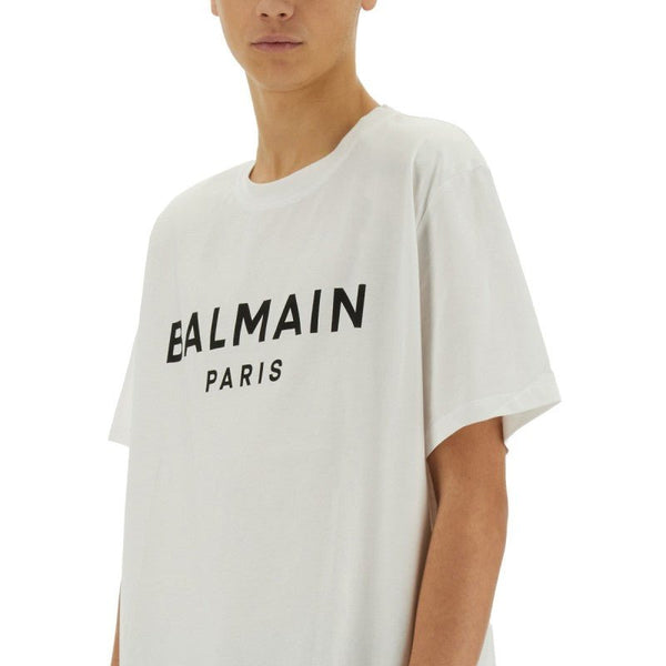BALMAIN – T-shirt in cotone con logo