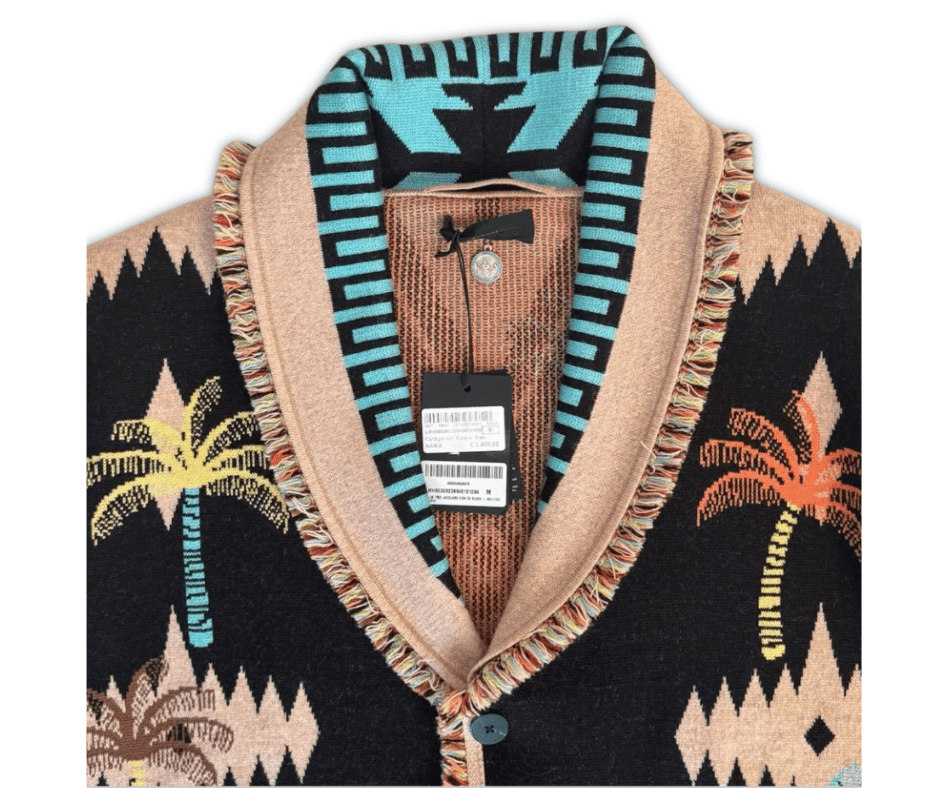 Alanui Iconic Jacquard Cardigan – Edizione Palm Pattern
