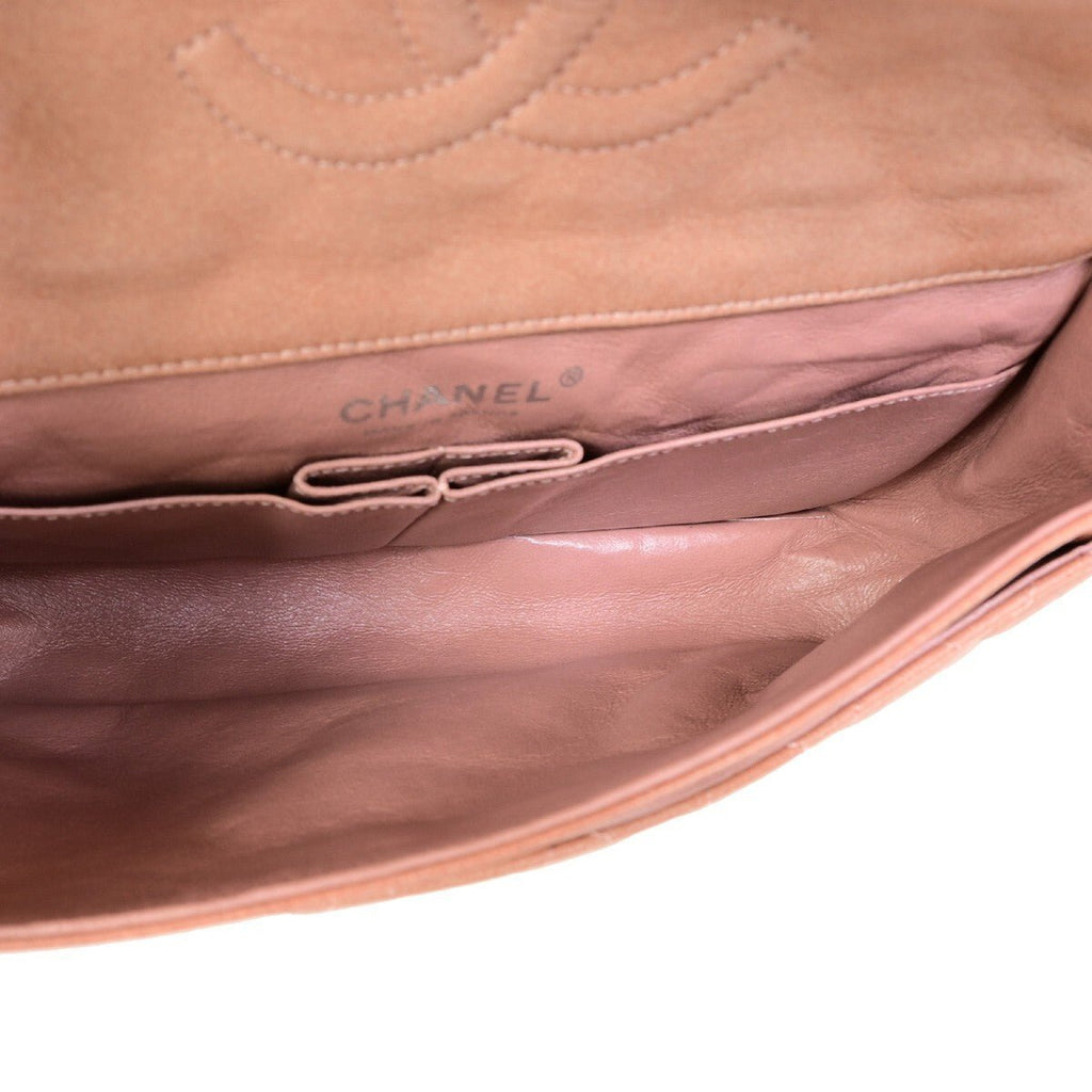 Chanel Classic Double Flap Medium in Pelle Rosa – Hardware Argento