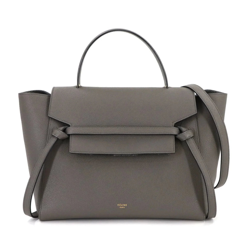 Céline Belt Bag Mini – Pelle Grigia