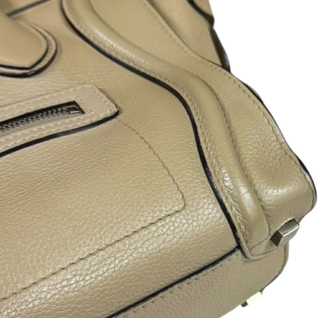 Céline Luggage Micro Tote – Pelle Beige